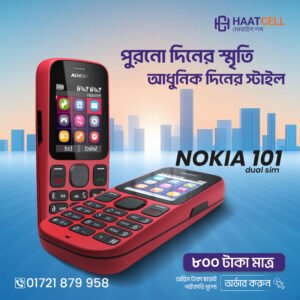 Nokia Asha 101 Dual Sim Button Mobile